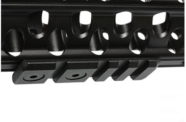 Image of Wilson Combat Picatinny Rail Panel, 4-Notch Bottom Mount, T.R.I.M. Direct Mount, Black TR-TRIM-BM
