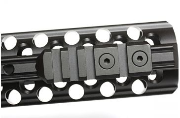 Image of Wilson Combat Picatinny Rail Panel, 4-Notch Bottom Mount, T.R.I.M. Direct Mount, Black TR-TRIM-BM