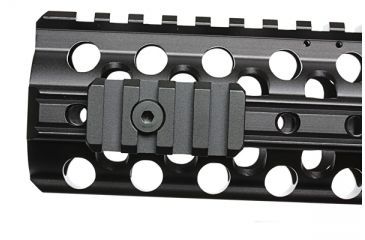 Image of Wilson Combat Picatinny Rail Panel, 4-Notch, T.R.I.M. Direct Mount, Black TR-TRIM-RS4