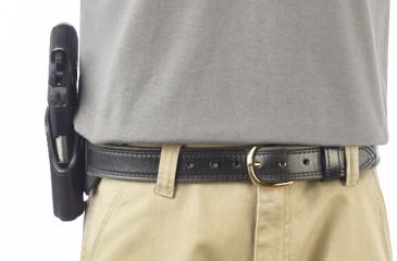 Image of Wilson Combat Practical Holster, Compact 1911, Right Hand, 1.5in Belt, Black P2BLR15