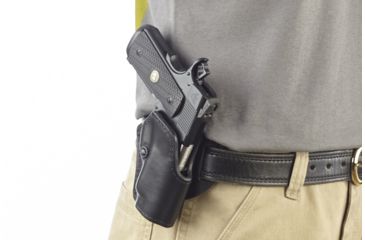Image of Wilson Combat Practical Holster, Compact 1911, Right Hand, 1.5in Belt, Black P2BLR15