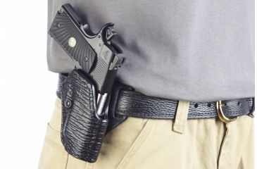 Image of Wilson Combat Practical Holster, Compact 1911, Right Hand, 1.5in Belt, Black Shark P2BSR15