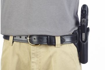 Image of Wilson Combat Practical Holster, Full-Size 1911, Left Hand, 1.5in Belt, Black P1BLL15