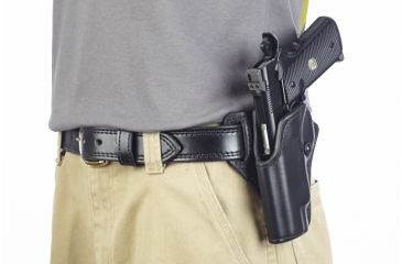 Image of Wilson Combat Practical Holster, Full-Size 1911, Left Hand, 1.5in Belt, Black P1BLL15