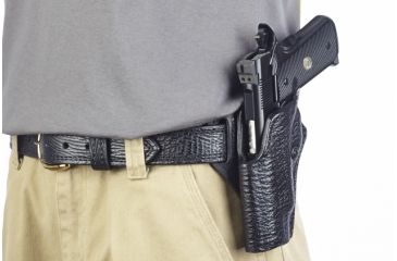 Image of Wilson Combat Practical Holster, Full-Size 1911, Left Hand, 1.5in Belt, Black Shark P1BSL15