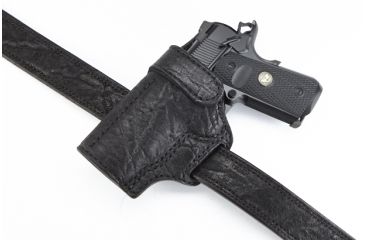 Image of Wilson Combat Rapid Response Holster, Compact 1911, Left Hand, 1.5in Belt, Black Elephant RV2BEL15
