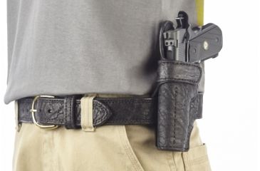 Image of Wilson Combat Rapid Response Holster, Compact 1911, Left Hand, 1.5in Belt, Black Elephant RV2BEL15