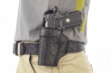 Image of Wilson Combat Rapid Response Holster, Compact 1911, Left Hand, 1.5in Belt, Black Elephant RV2BEL15