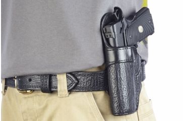 Image of Wilson Combat Rapid Response Holster, Compact 1911, Left Hand, 1.5in Belt, Black Shark RV2BSL15