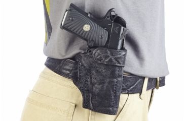 Image of Wilson Combat Rapid Response Holster, Compact 1911, Right Hand, 1.5in Belt, Black Elephant RV2BER15