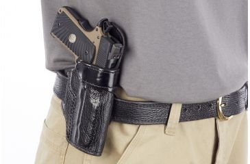 Image of Wilson Combat Rapid Response Holster, Compact 1911, Right Hand, 1.5in Belt, Black Shark RV2BSR15