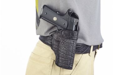 Image of Wilson Combat Rapid Response Holster, Full-Size 1911, Right Hand, 1.5in Belt, Black Elephant RV1BER15