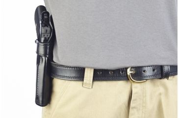 Image of Wilson Combat Rapid Response Holster, Full-Size 1911, Right Hand, 1.5in Belt, Black Leather RV1BLR15