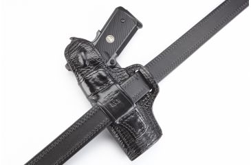 Image of Wilson Combat Rapid Response Holster, Full-Size 1911, Right Hand, 1.5in Belt, Black Shark RV1BSR15
