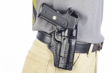 Image of Wilson Combat Rapid Response Holster, Full-Size 1911, Right Hand, 1.5in Belt, Black Shark RV1BSR15