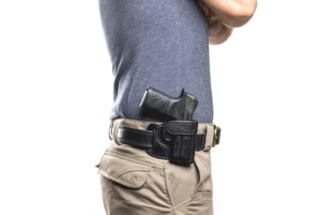 Image of Wilson Combat Rapid Response Leather Outside the Waistband Holster, Sig Sauer P365, Right, Black, RV24BLSR15