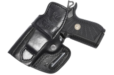 Image of Wilson Combat Rapid Response Leather Outside the Waistband Holster, Wilson Combat EDC X9s/SFX9, Right, Black, RV9SBLR15