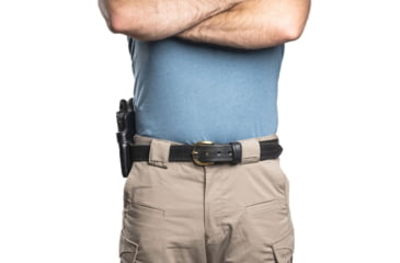 Image of Wilson Combat Rapid Response Leather Outside the Waistband Holster, Wilson Combat EDC X9s/SFX9, Right, Black, RV9SBLR15