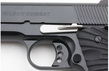 Image of Wilson Combat Semi-Extended Slide Release, .38 Super, 9mm, Bullet Proof, Stainless 613SS