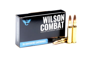 Image of Wilson Combat Sierra GameKing .308 Winchester 165 Grain Hollow Point Boat Tail Brass Cased Pistol Ammo, 20 Round, A308-165-HPBTG-20RD