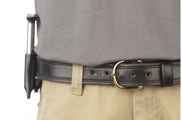 Image of Wilson Combat Single Snap Magazine Pouch, 1911, Left Hand, 1.5in Belt, Black Leather SS1BLL15