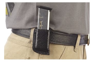 Image of Wilson Combat Single Snap Magazine Pouch, 1911, Left Hand, 1.5in Belt, Black Shark SS1BSL15
