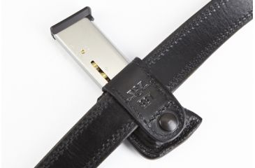 Image of Wilson Combat Single Snap Magazine Pouch, 1911, Right Hand, 1.5in Belt, Black Shark SS1BSR15