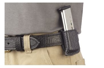 Image of Wilson Combat Single Snap Magazine Pouch, 1911, Right Hand, 1.5in Belt, Black Shark SS1BSR15
