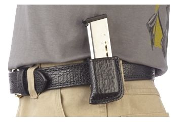 Image of Wilson Combat Single Snap Magazine Pouch, 1911, Right Hand, 1.5in Belt, Black Shark SS1BSR15