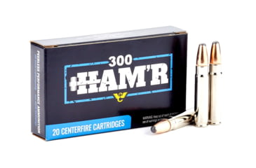 Image of Wilson Combat Speer HAMR HOT-CORE 300 HAMR 130 Grain Nickel Cased Pistol Ammo, 20 Round, A300HMR-130-HHC-N-20RD