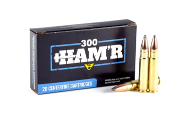 Image of Wilson Combat Speer SP 300 HAMR 110 Grain Brass Cased Pistol Ammo, 20 Round, A300HMR-110-SSP-20RD