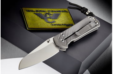 Image of Wilson Combat Star-Benza 21 Insingo Blade Folding Knife, Titanium Framelock, LH, WTK-STARBENZA21-L