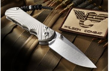 Image of Wilson Combat Star-Benza 25 Titanium Framelock, Left Hand, Wilson Tactical, Chris Reeve Knives WTK-STAR-BENZA25-LH