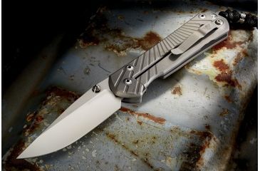 Image of Wilson Combat Star-Benza Large Titanium Framelock, Left Hand, Wilson Tactical, Chris Reeve Knives WTK-STAR-BENZA-LG-LH