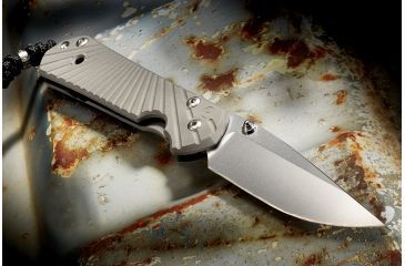 Image of Wilson Combat Star-Benza Large Titanium Framelock, Left Hand, Wilson Tactical, Chris Reeve Knives WTK-STAR-BENZA-LG-LH