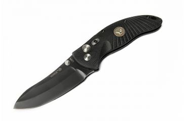 Image of Wilson Combat Star-Light Radius Tactical, Black G-10, Black Plain, 3.5in., WTK-SL-RADIUS