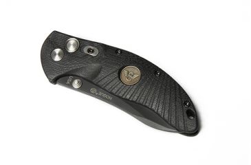 Image of Wilson Combat Star-Light Radius Tactical, Black G-10, Black Plain, 3.5in., WTK-SL-RADIUS