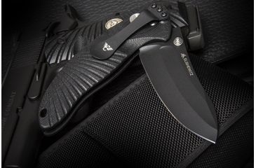 Image of Wilson Combat Star-Light Radius Tactical, Black G-10, Black Plain, 3.5in., WTK-SL-RADIUS