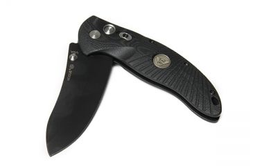 Image of Wilson Combat Star-Light Radius Tactical, Black G-10, Black Plain, 4in., WTK-SL-RADIUS-L