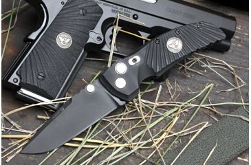 Image of Wilson Combat Star-Light Tactical, Black G-10 Handle, Black Plain, 3.5in., WTK-STARLIGHT