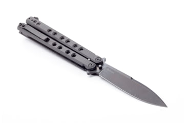 Image of Wilson Combat SuperFly Tactical Butterfly Folding Knife, 4.375 in, Black DLC Finish, WTK-SF-B
