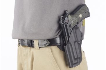 Image of Wilson Combat TacSport-Holster, Beretta 92, 96, Left-Hand, 1.5in Belt, Black Kydex TS4BKL15