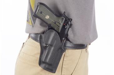 Image of Wilson Combat TacSport-Holster, Beretta 92, 96, Right-Hand, 1.5in Belt, Black Kydex TS4BKR15