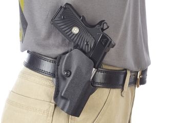 Image of Wilson Combat TacSport-Holster-Compact, 1911, Right-Hand, 1.5in Belt, Black Kydex TS2BKR15