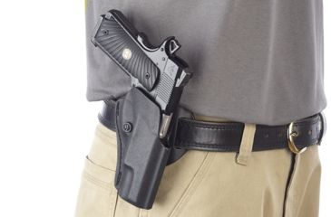 Image of Wilson Combat TacSport-Holster-Full-Size, 1911, Right-Hand, 1.5in Belt, Black Kydex TS1BKR15