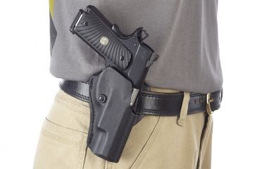 Image of Wilson Combat TacSport-Holster-Full-Size, 1911, Right-Hand, 1.5in Belt, Black Kydex TS1BKR15