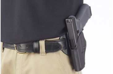 Image of Wilson Combat TacSport-Holster, Glock 17, 22, 31, Left Hand, 1.5in Belt, Black Kydex TS6BKL15