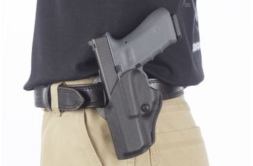 Image of Wilson Combat TacSport-Holster, Glock 17, 22, 31, Left Hand, 1.5in Belt, Black Kydex TS6BKL15