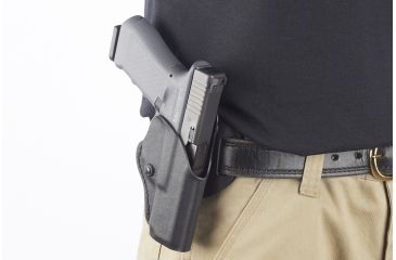 Image of Wilson Combat TacSport-Holster, Glock 17, 22, 31, Right Hand, 1.5in Belt, Black Kydex TS6BKR15