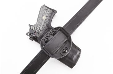 Image of Wilson Combat Tactical Assault Holster, Beretta 92/96 Compact, Right Hand, 1.5in Belt, Black Kydex, Black TA12BKR15